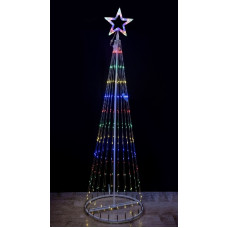 ALBERO 3D 262 MICROLED CM.200 H MULTICOLOR (2pz)